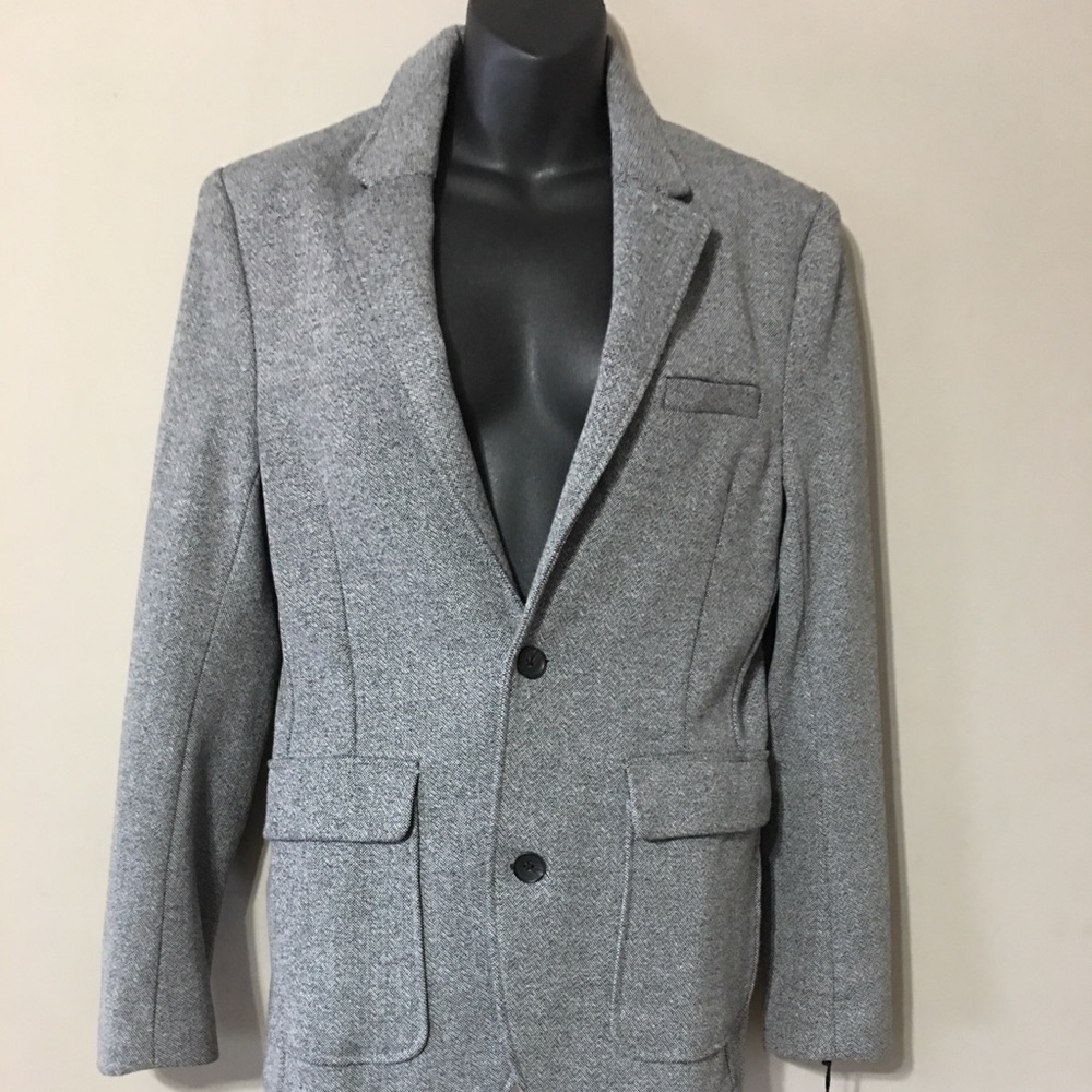 Good Fellow and Co. Gray/ Blue Blazer/Jacket S